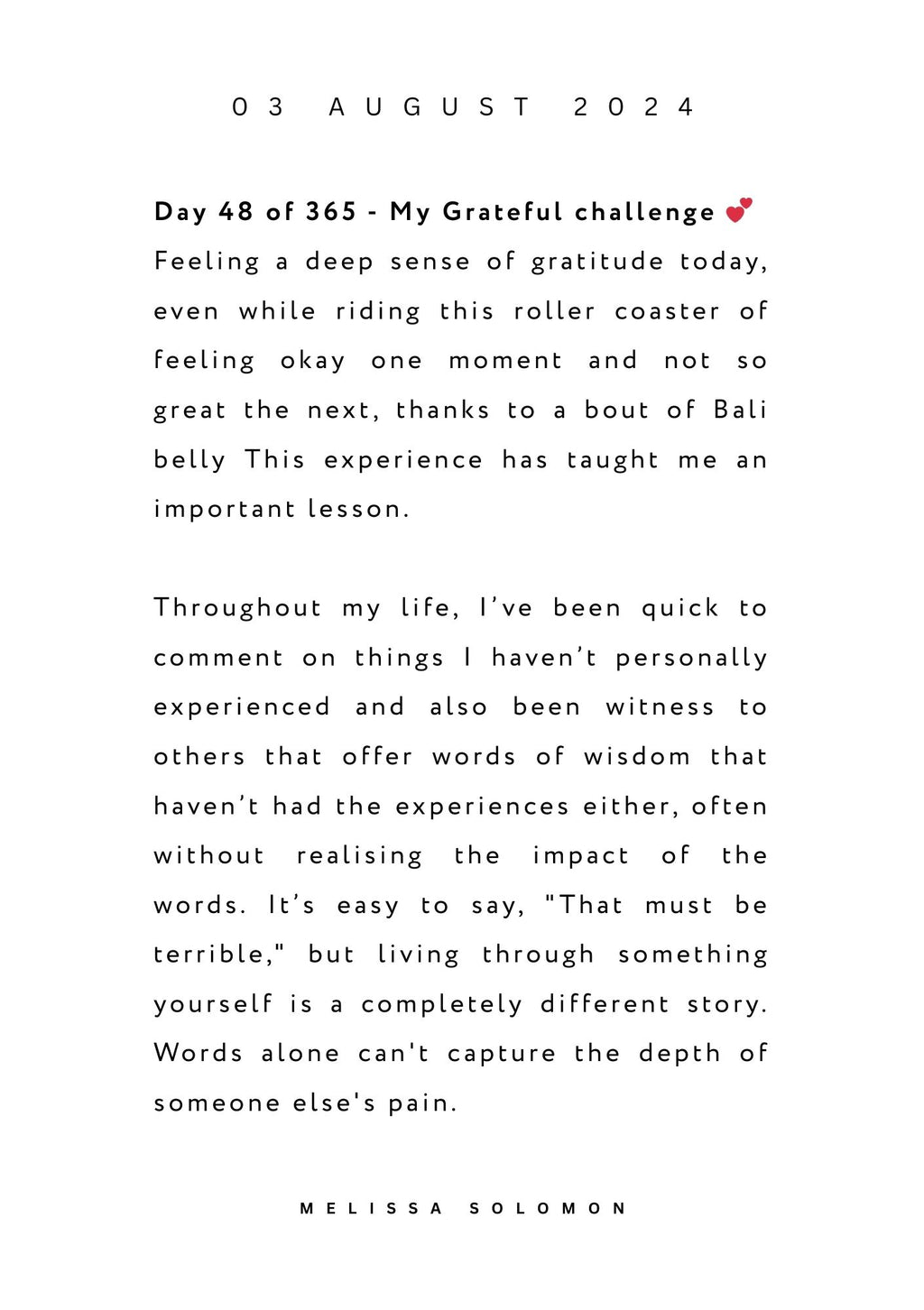 Grateful Shift - Journey Back to Myself by Author Melissa Solomon