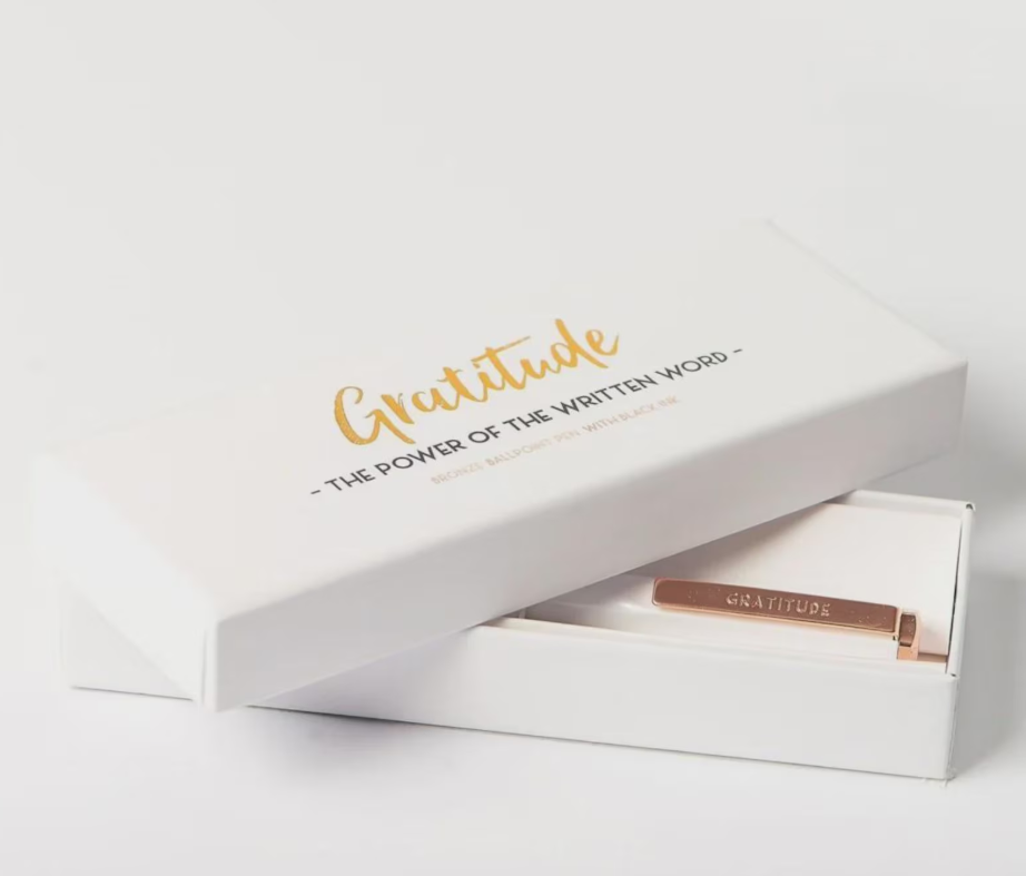 Gratitude Pen 'White & Rose Gold'